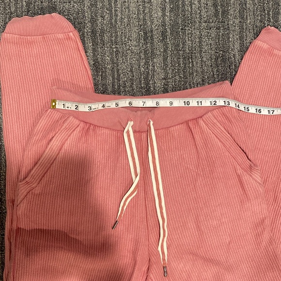 Aerie Pink Corduroy Jogger Pants - Picture 8 of 8